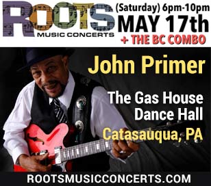 John Primer and his legacy band is one of the remaining members of the Muddy Waters band. Advance discount online only. Come see rare premier performers monthly with an up close and memorable experience at the Gas House Dance Hall in Catasaqua PA.