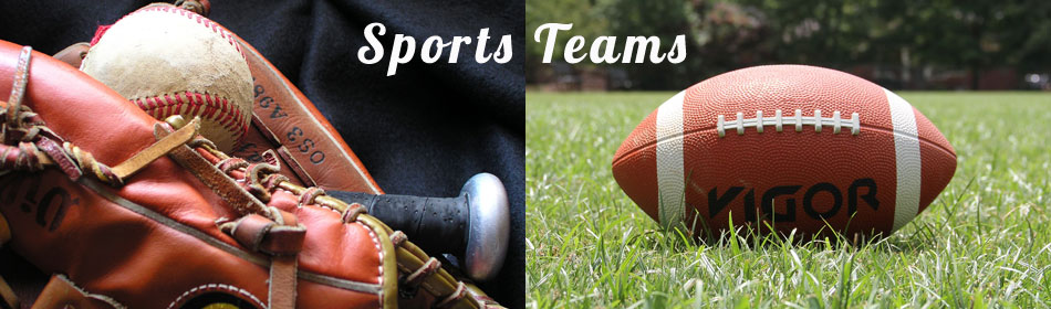 Sports teams, football, baseball, hockey, minor league teams in the Levittown, Bucks County PA area